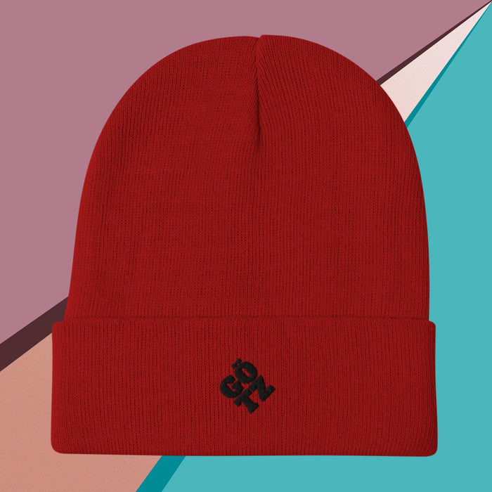 Bestickte Beanie